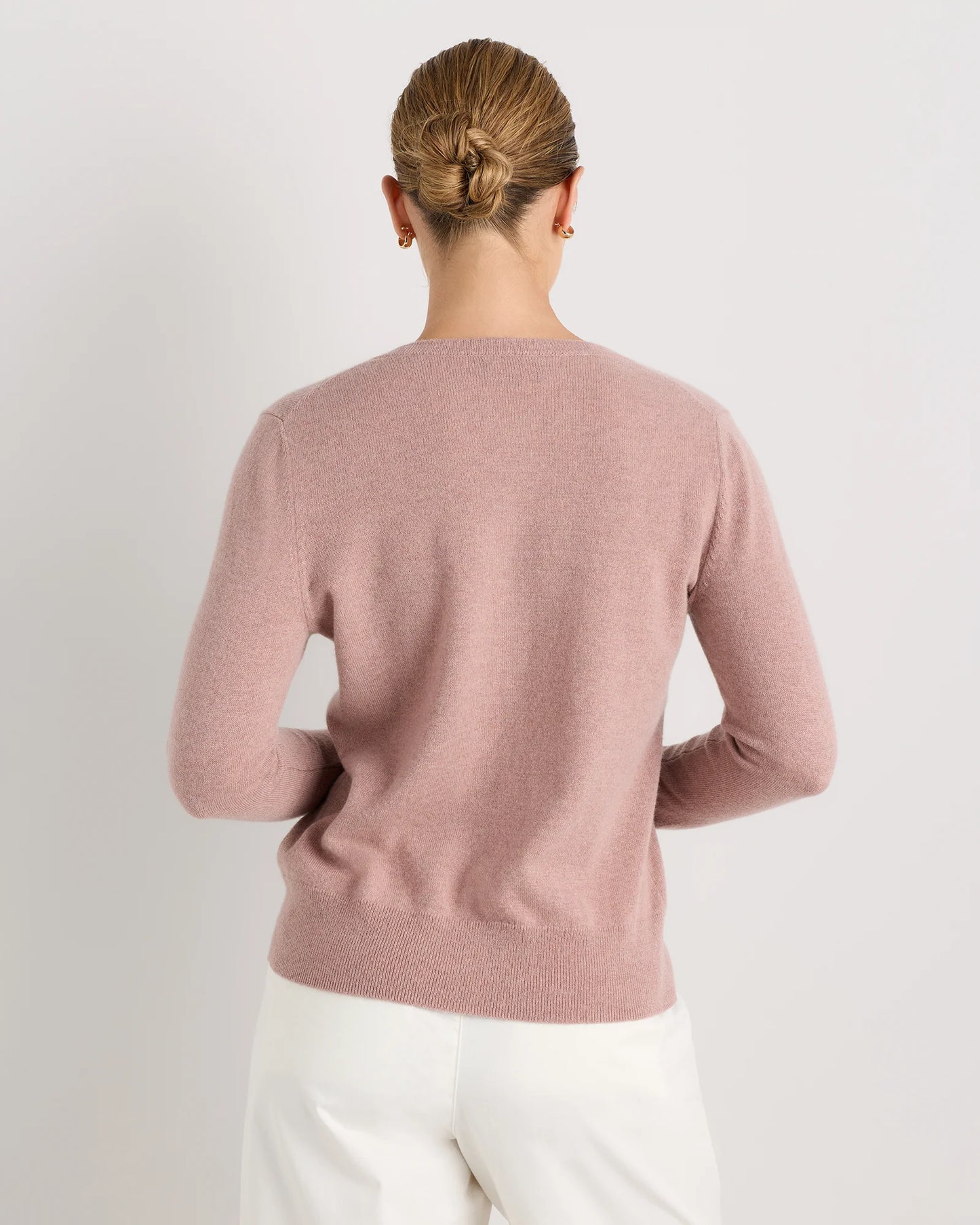 Mongolian Cashmere Cardigan Sweater - XS / Black