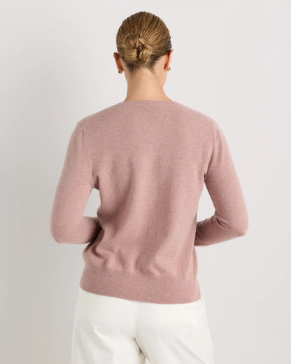 Mongolian Cashmere Cardigan Sweater - XS / Black