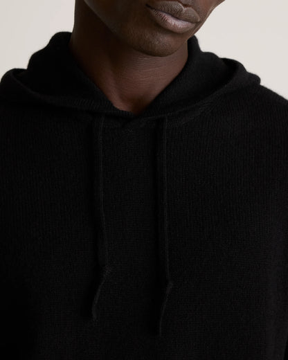 100% Yak Wool Pullover Hoodie - S / Warm Heather Grey