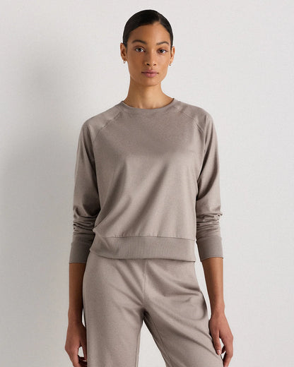 Flowknit Pullover Crew - XS / Heather Deep Navy
