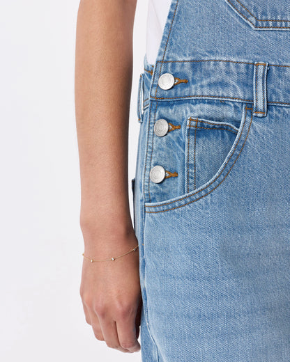 100% Organic Denim Overalls - XS / Mascara Black