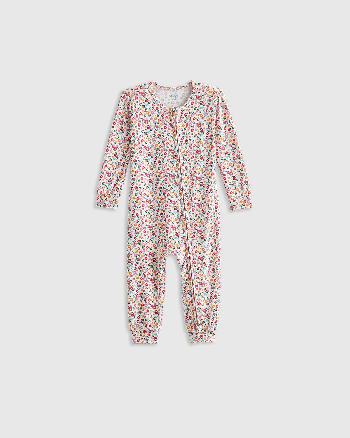 Bamboo One Piece Pajama - 0-3M / Wildflower Dreams