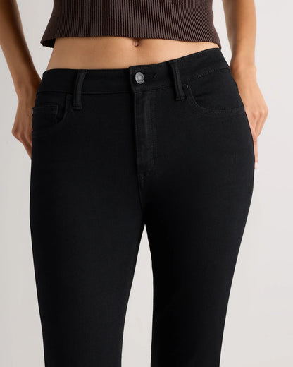 Luna Stretch Flare Jeans - 24 / Black