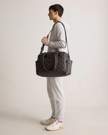 Transit Quilted Duffle Bag - One Size / Taupe Brown