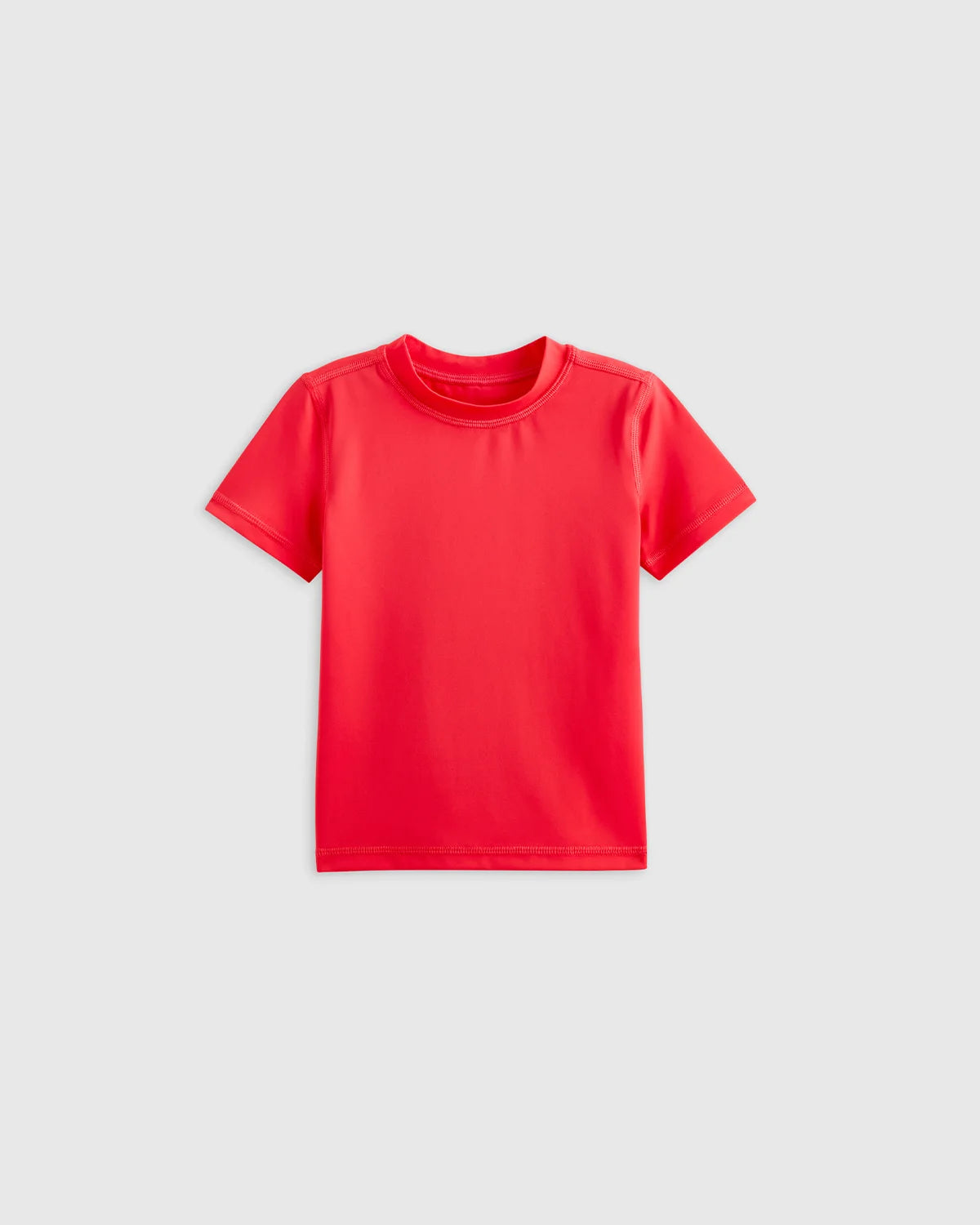 Short Sleeve Rash Guard Top - 2T / Coral Orange
