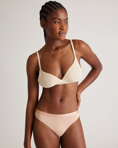 Micromodal Thong (6-pack) - XS / Warm Sand