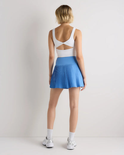 Court Sport Pleated Tennis Skirt - XS / Azul Blue