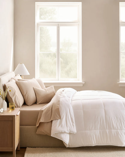 Bamboo Comforter - Twin / Soft Pink