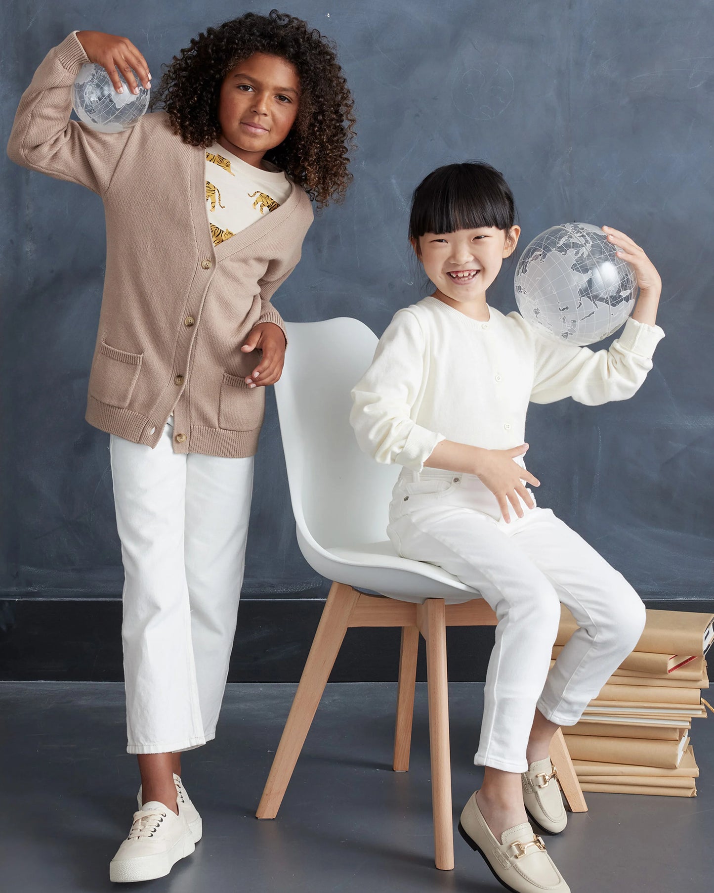 Washable Cashmere Cardigan - 6 / Heather Grey