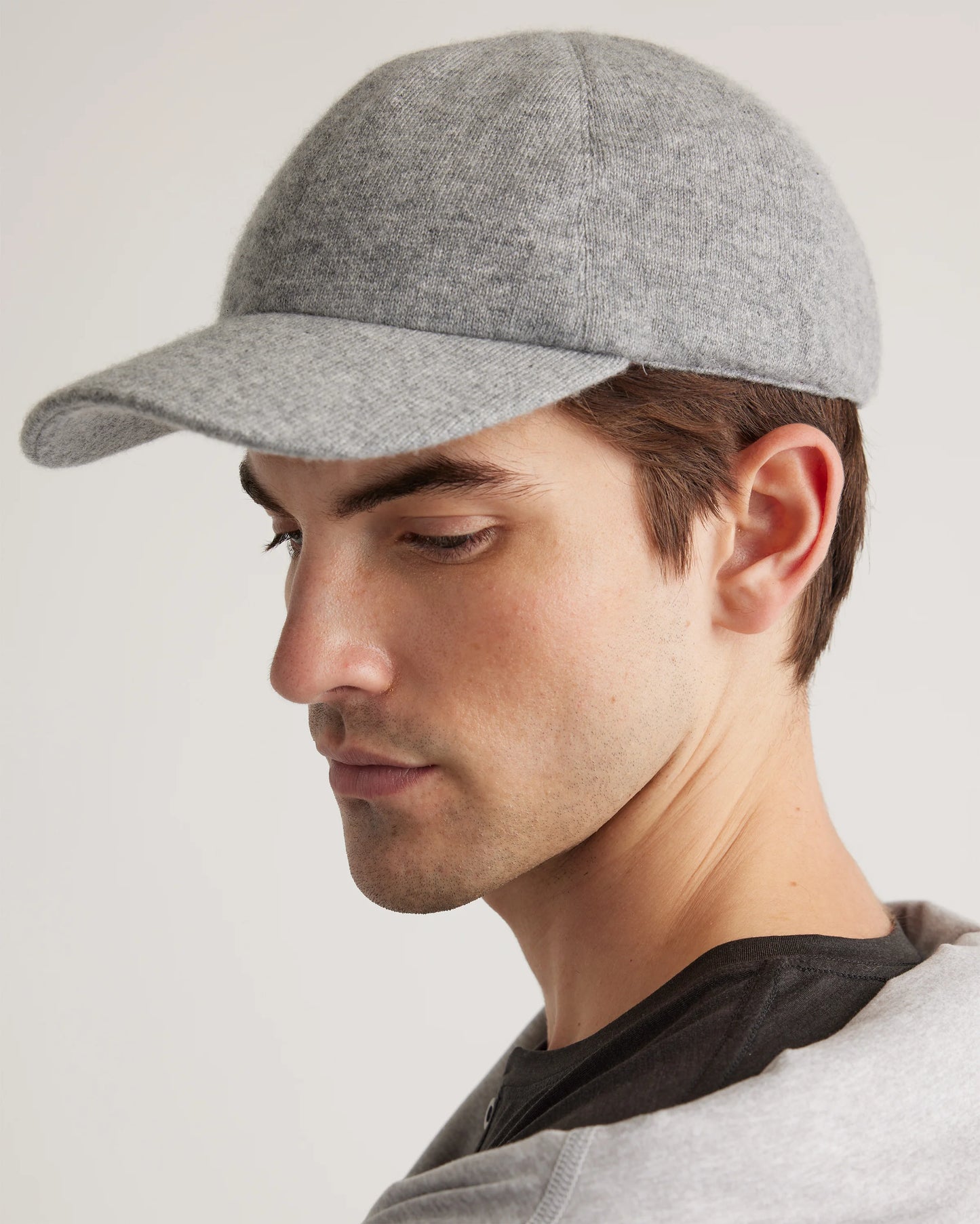 Cashmere Baseball Cap - XS/S / Black