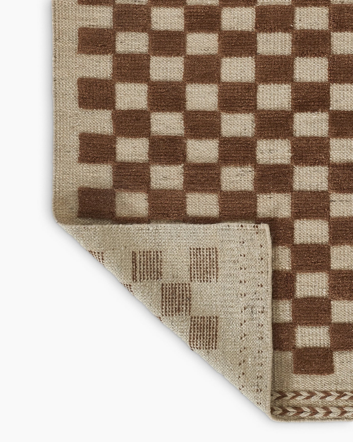 Romy Handwoven Wool Rug - 5' x 8' / Beige
