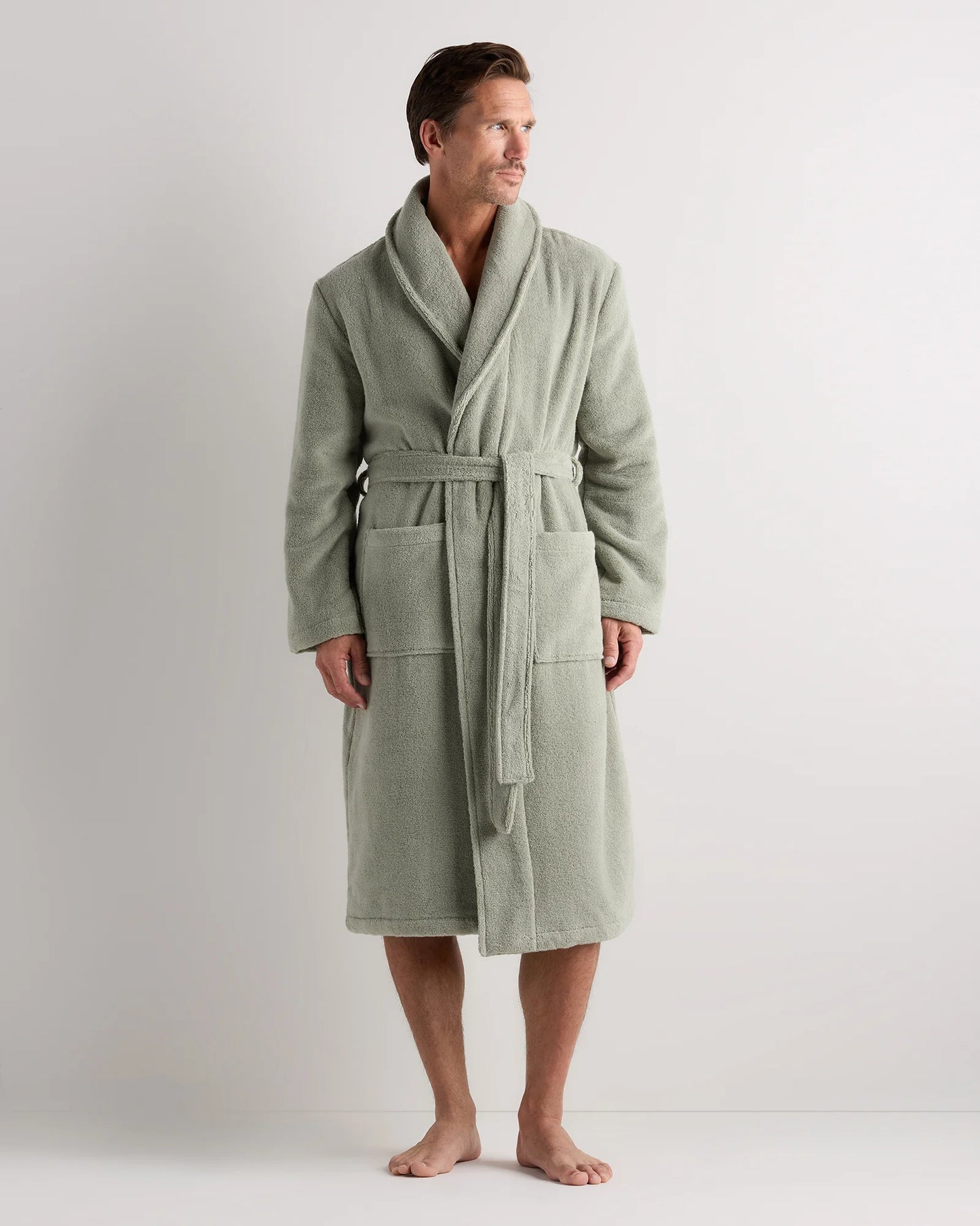 Turkish Cotton Terry Robe - XS / White