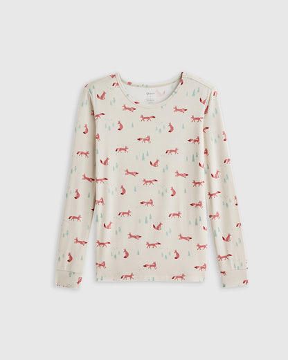 Bamboo Long Sleeve and Pant Pajama Set - 6 / Wildflower Dreams