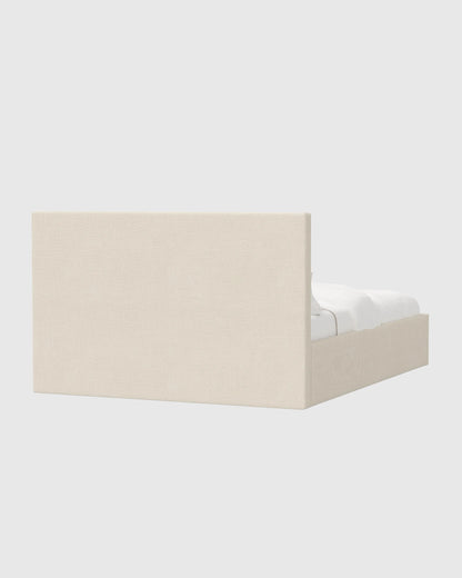 100% Linen Square Bed - Full / Canvas