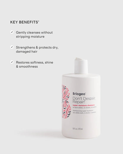 Don't Despair, Repair!™ Super Moisture Shampoo 16oz by Briogeo - One Size / No Color