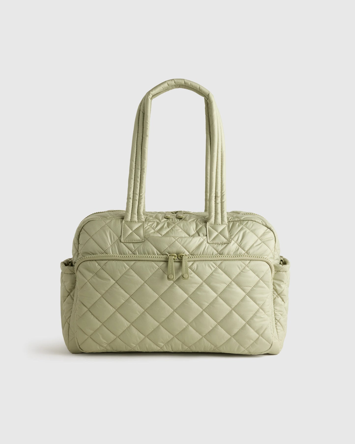 Transit Quilted Duffle Bag - One Size / Taupe Brown