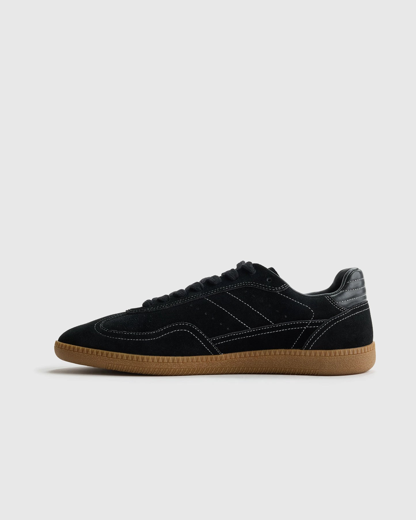 Italian Suede Gum Sole Sneaker - 5 / Birch