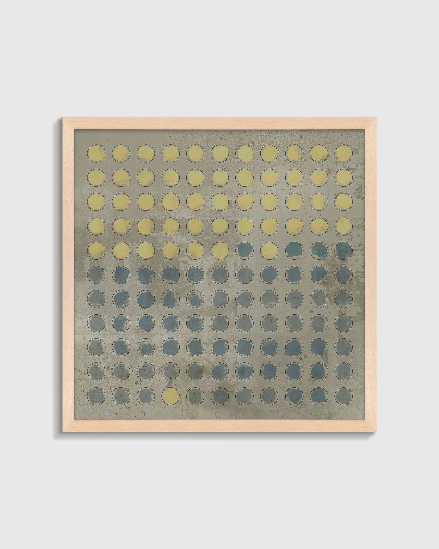 Circling the Square 1 by Jacques Pilon - 21.25"x21.25" / Oak
