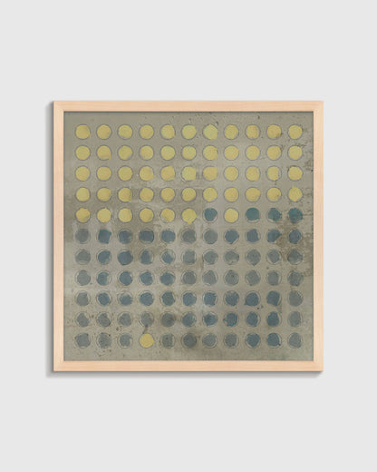 Circling the Square 1 by Jacques Pilon - 21.25"x21.25" / Oak