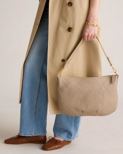 Sloane Handwoven Shoulder Bag - One Size / Cognac