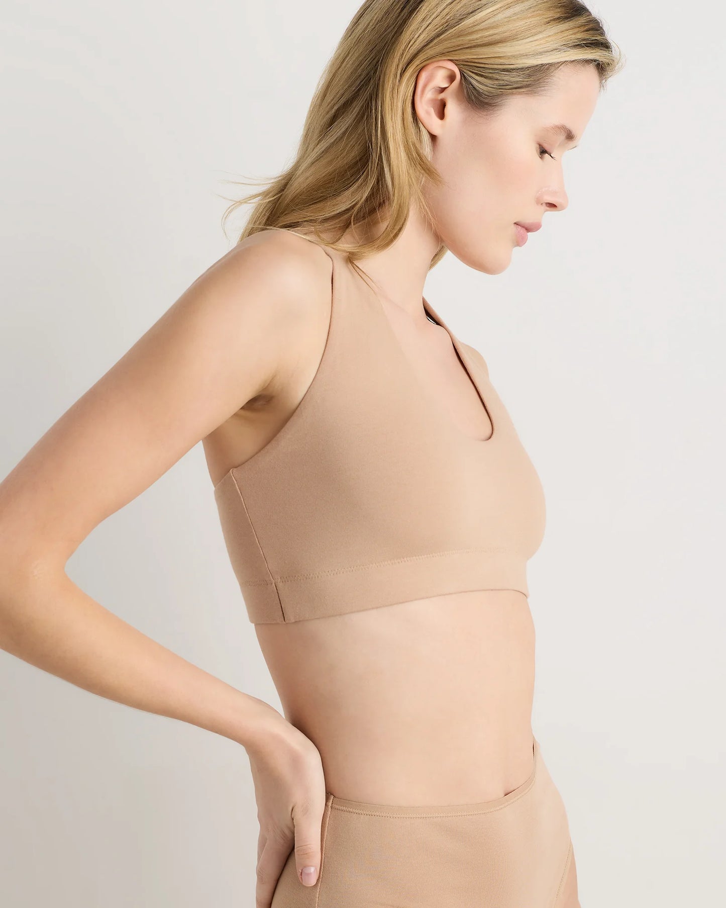 Organic Cotton Racerback Bralette (2-Pack) - XS / Black
