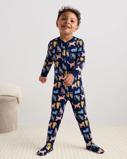 100% Organic Cotton Footie Pajama - 2T / Vehicles
