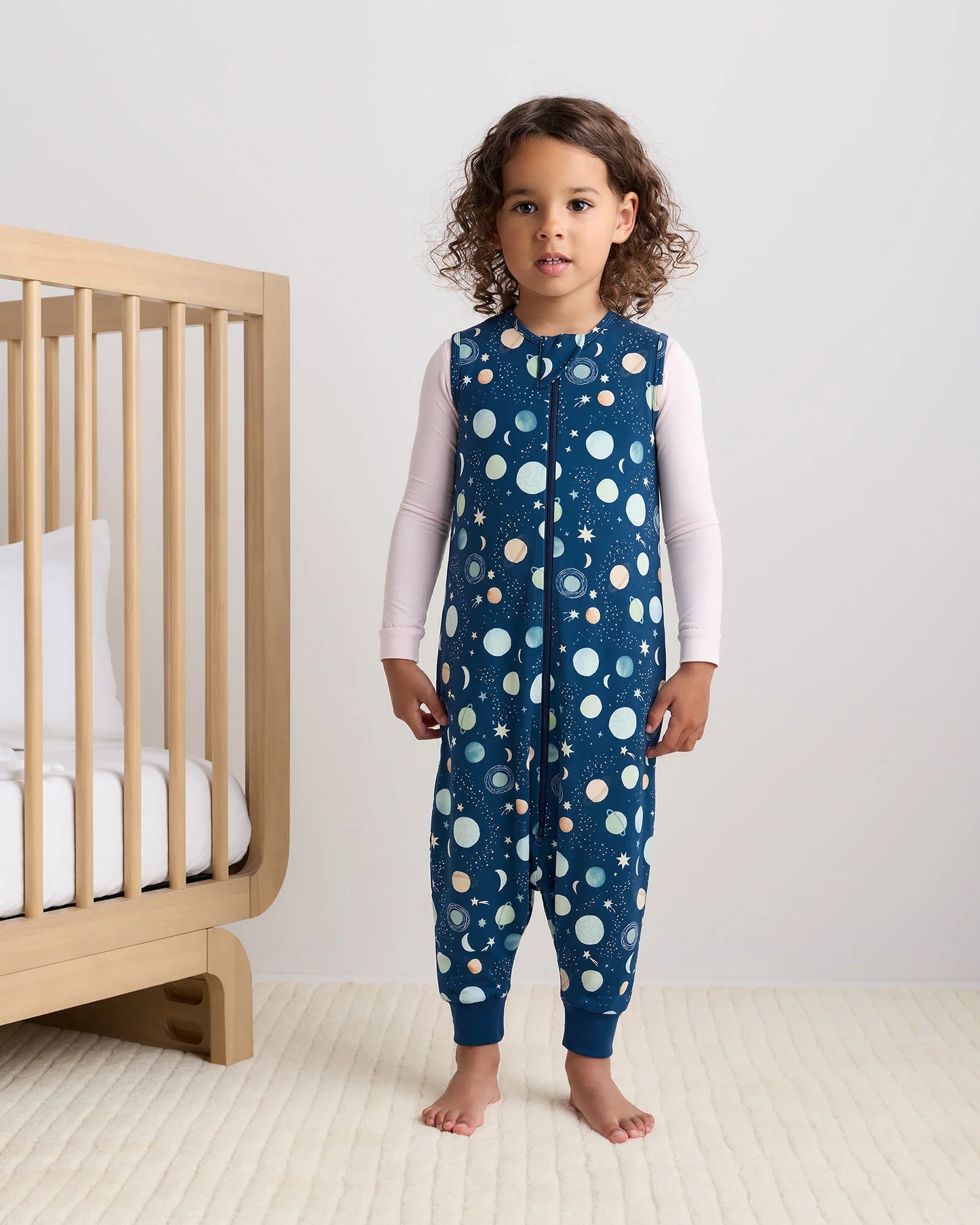 Bamboo Sleep Bag Walker 2.5 TOG - M / Colony Blue