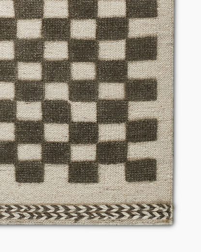 Romy Handwoven Wool Rug - 5' x 8' / Beige