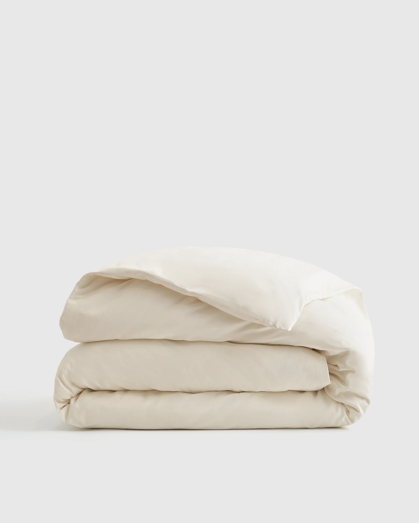 Luxury Organic Sateen Duvet Cover - Twin / Ivory