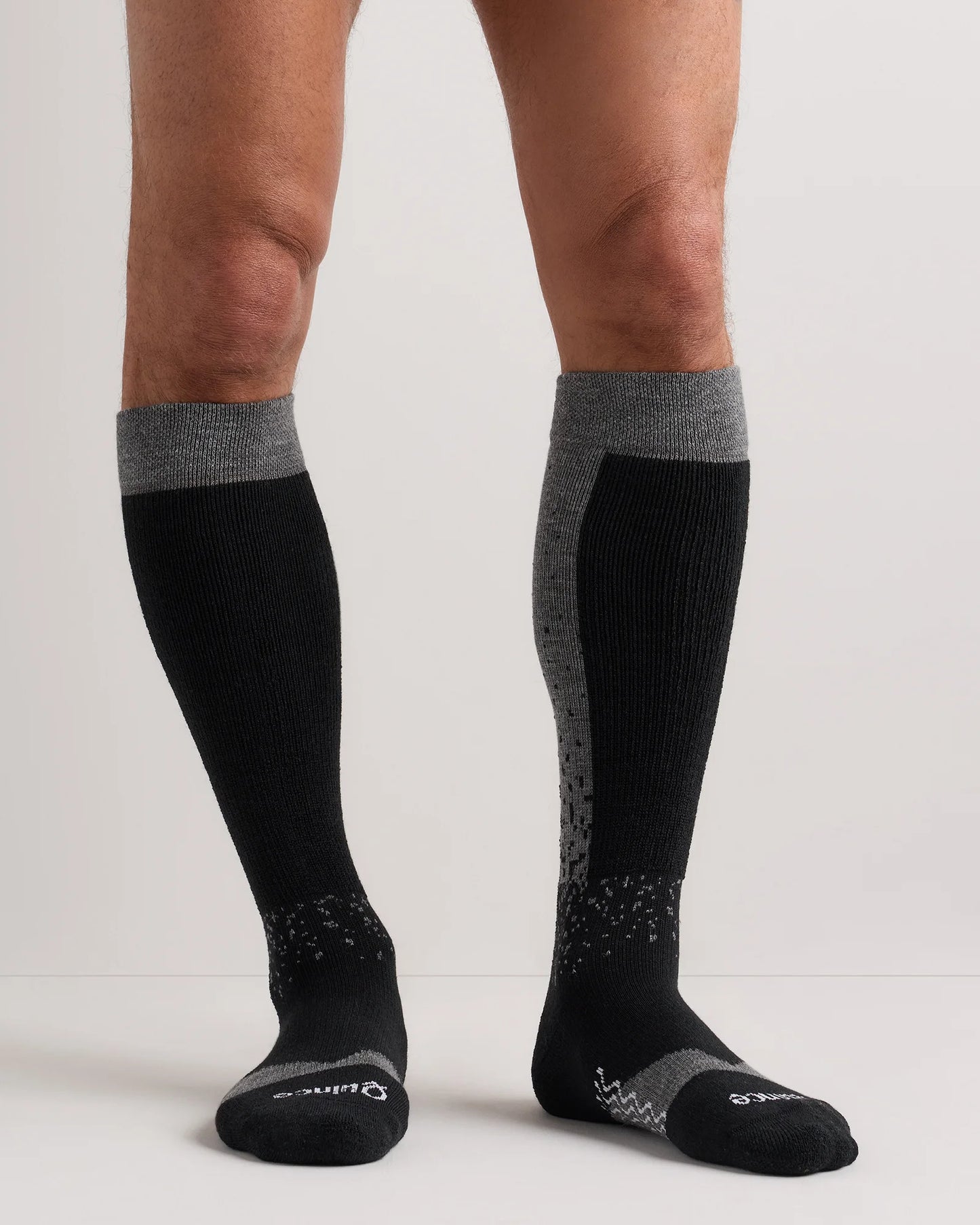 Alpaca Lightweight Ski Socks (3-Pack) - S / White/Navy