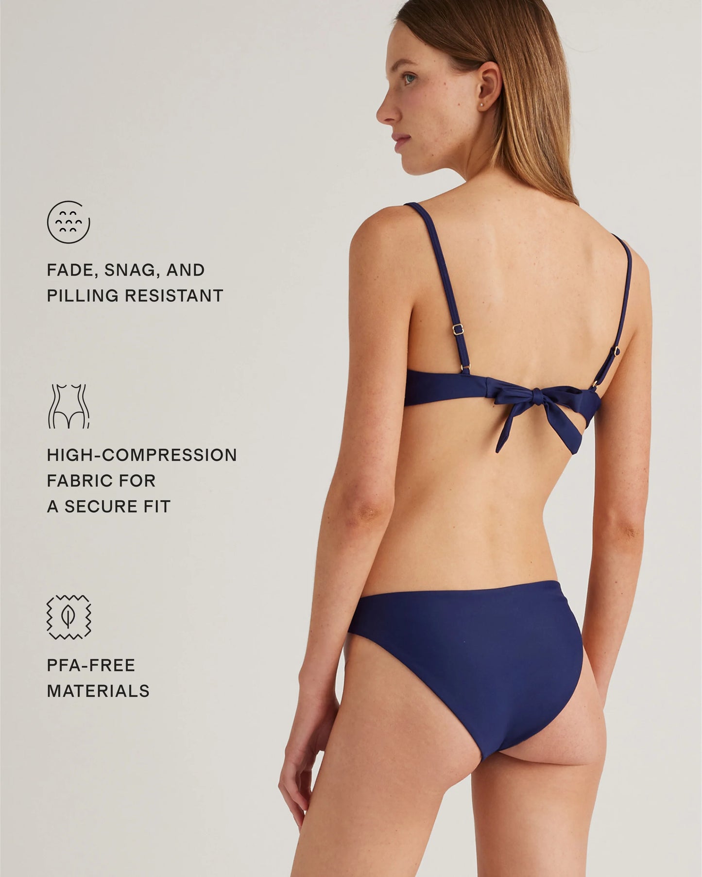 Italian Low-Rise Bikini Bottom - XS / Deep Navy