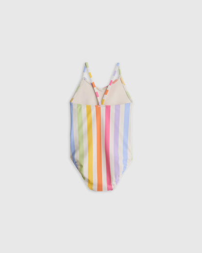 One-Piece Swimsuit - 2T / Wavy Fish