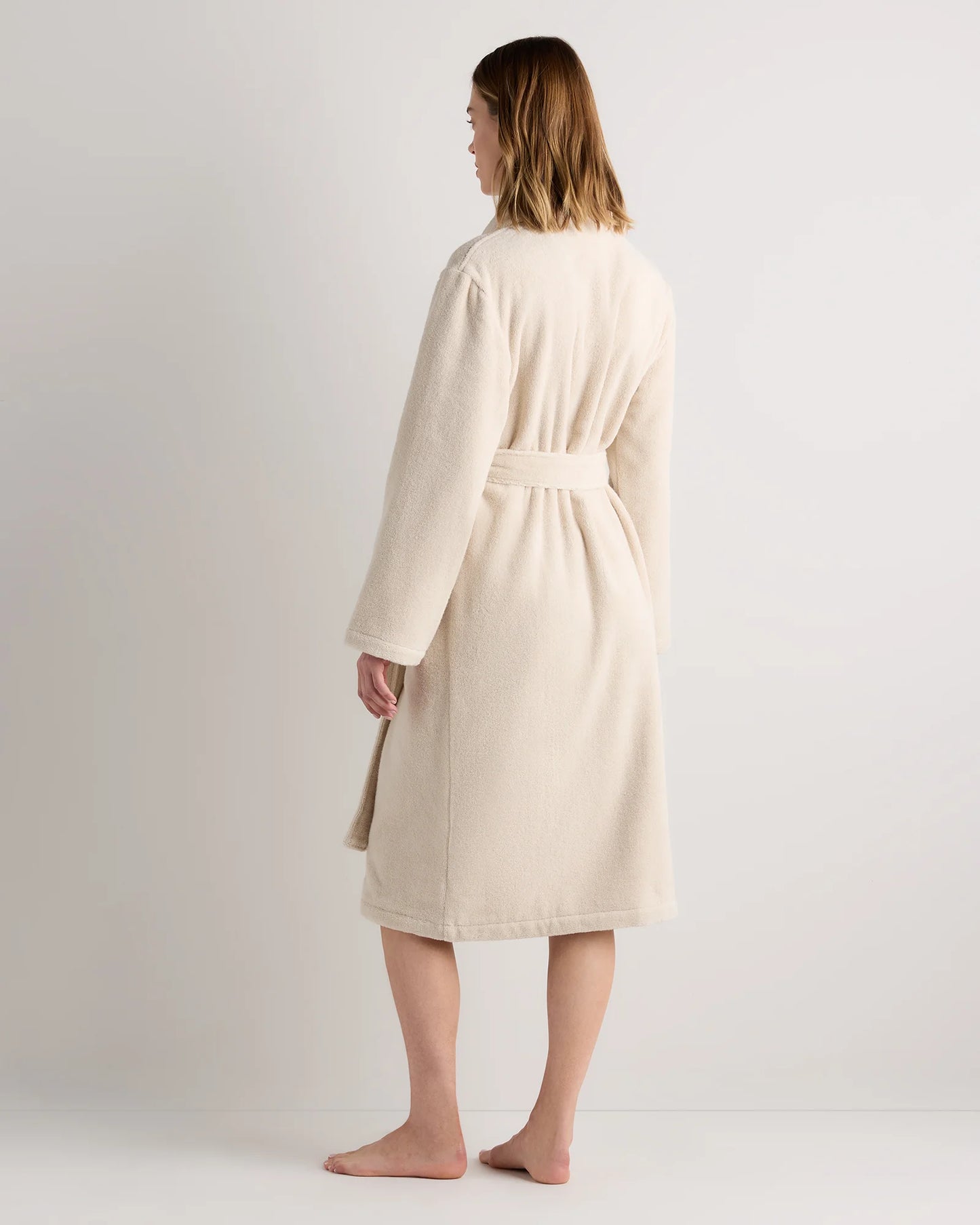 Turkish Cotton Terry Robe - XS / White