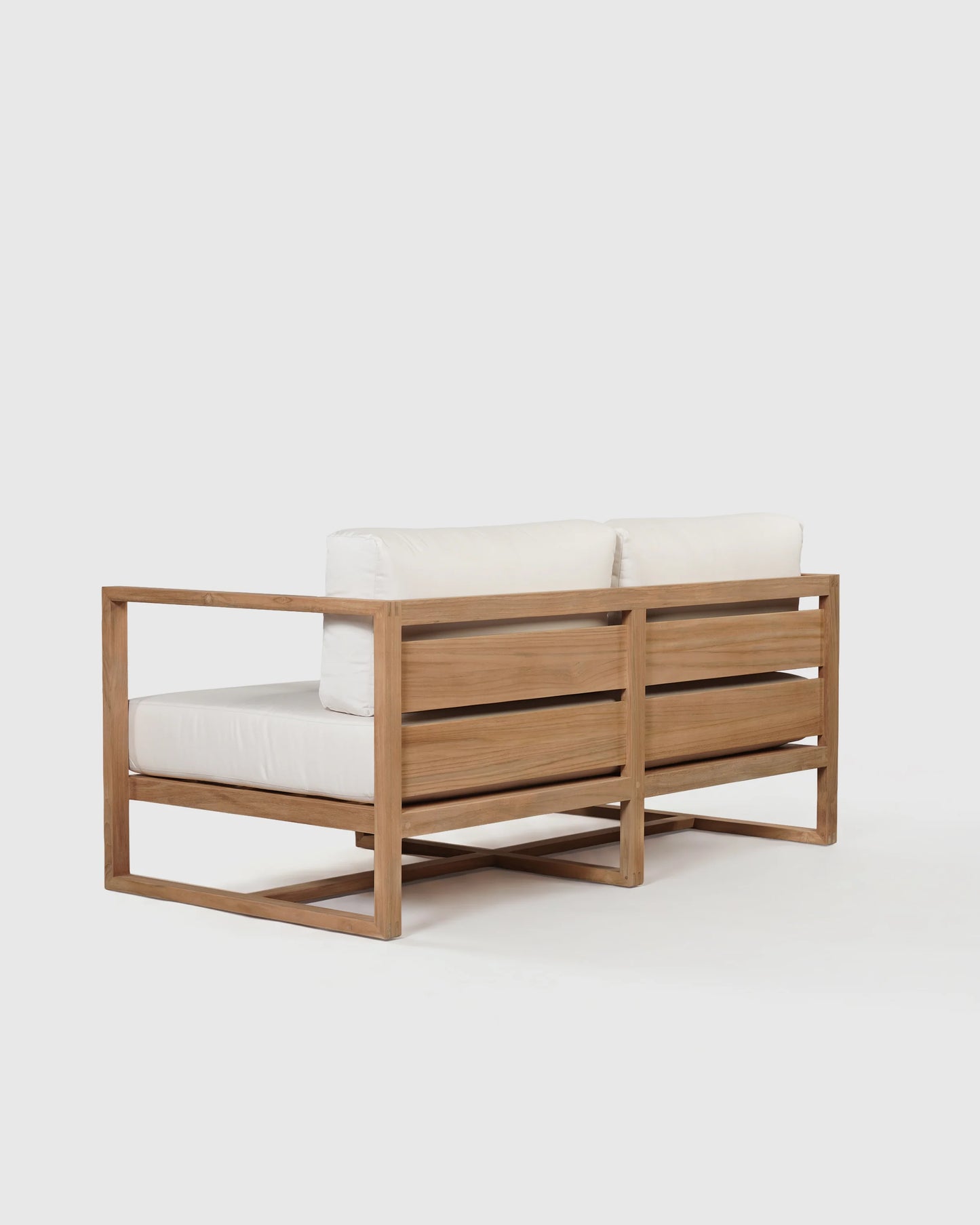 Linear Solid Teak Outdoor Sofa - 65" / Natural Teak