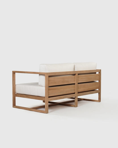 Linear Solid Teak Outdoor Sofa - 65" / Natural Teak