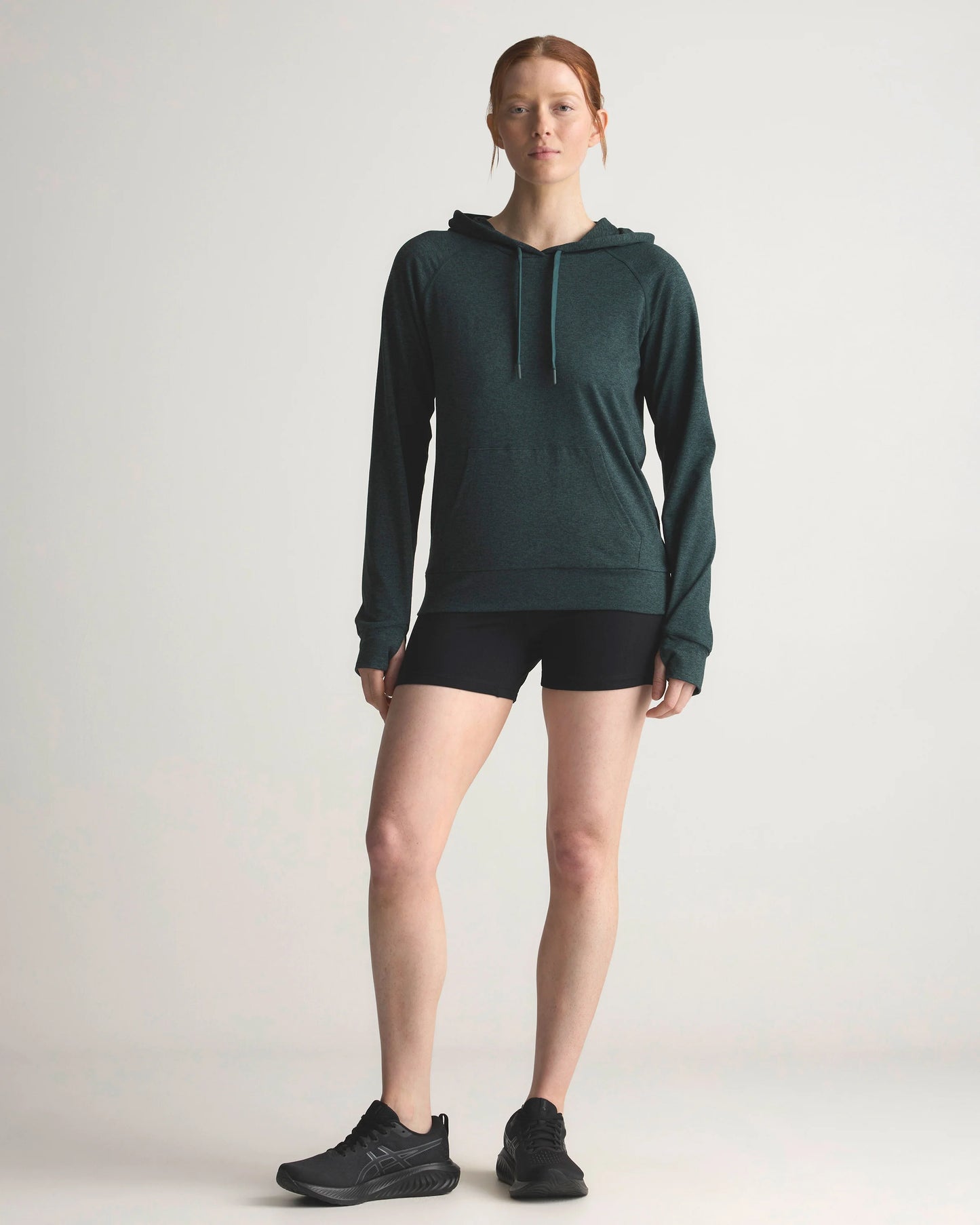 Flowknit Pullover Hoodie - XS / Heather Navy