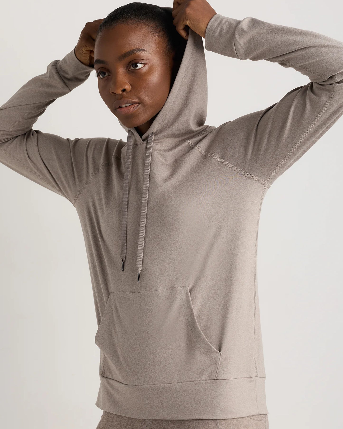Flowknit Pullover Hoodie - XS / Heather Navy
