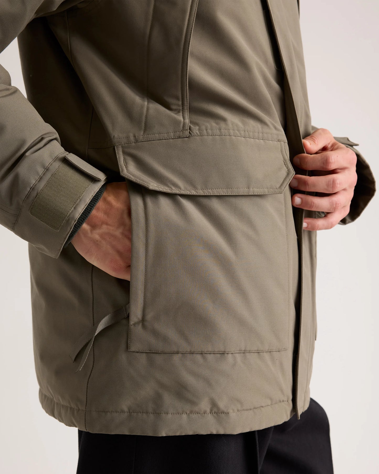 Responsible Down Hooded Parka - S / Storm Blue