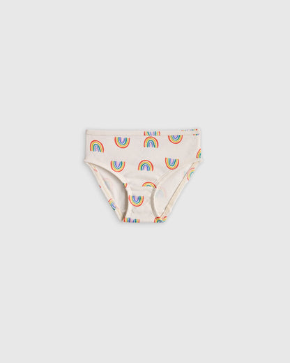 Girls 100% Organic Cotton Brief 7-Pack - 2T / Girl Multi Pack