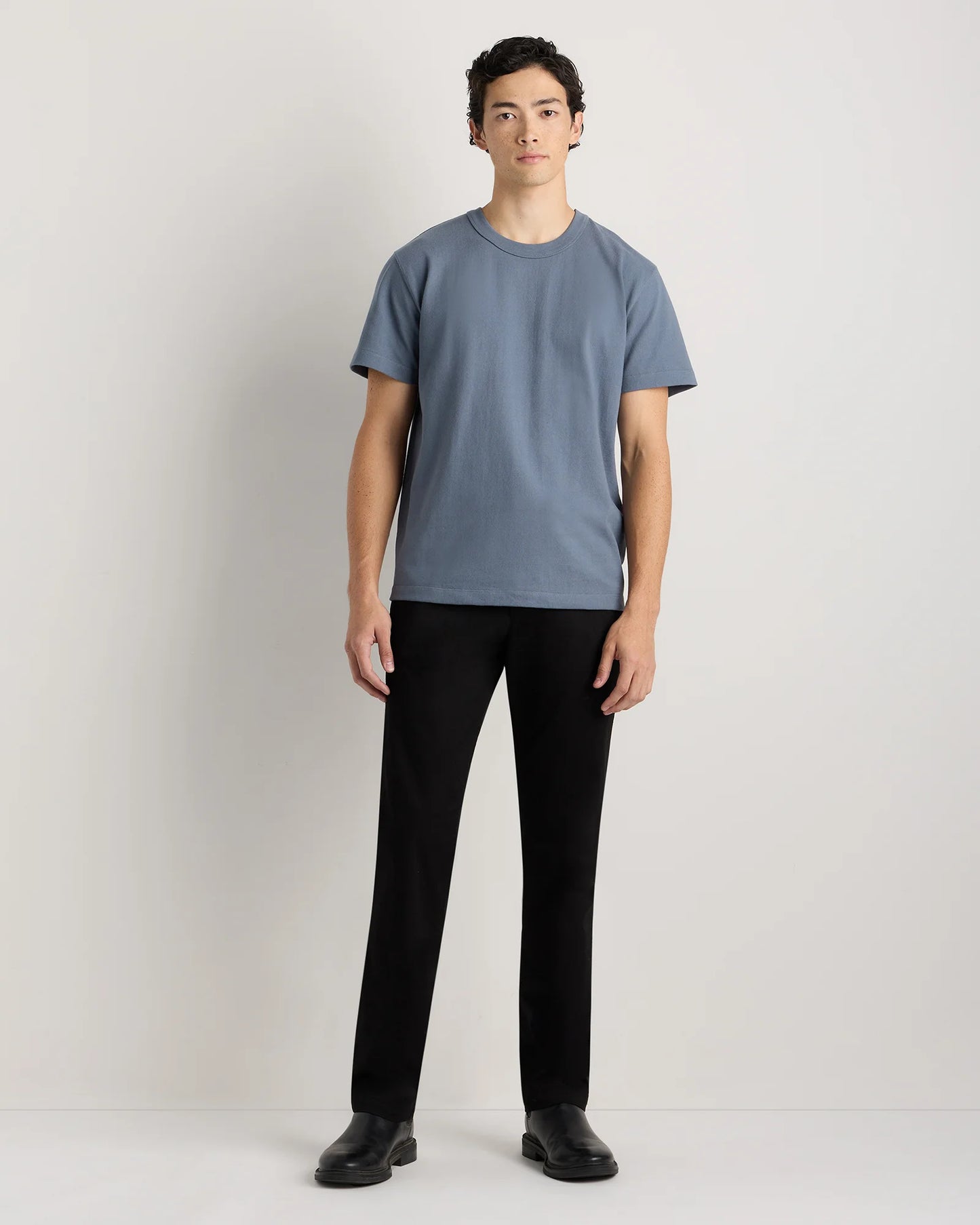 100% Organic Cotton Heavyweight Tee - XS / Natural