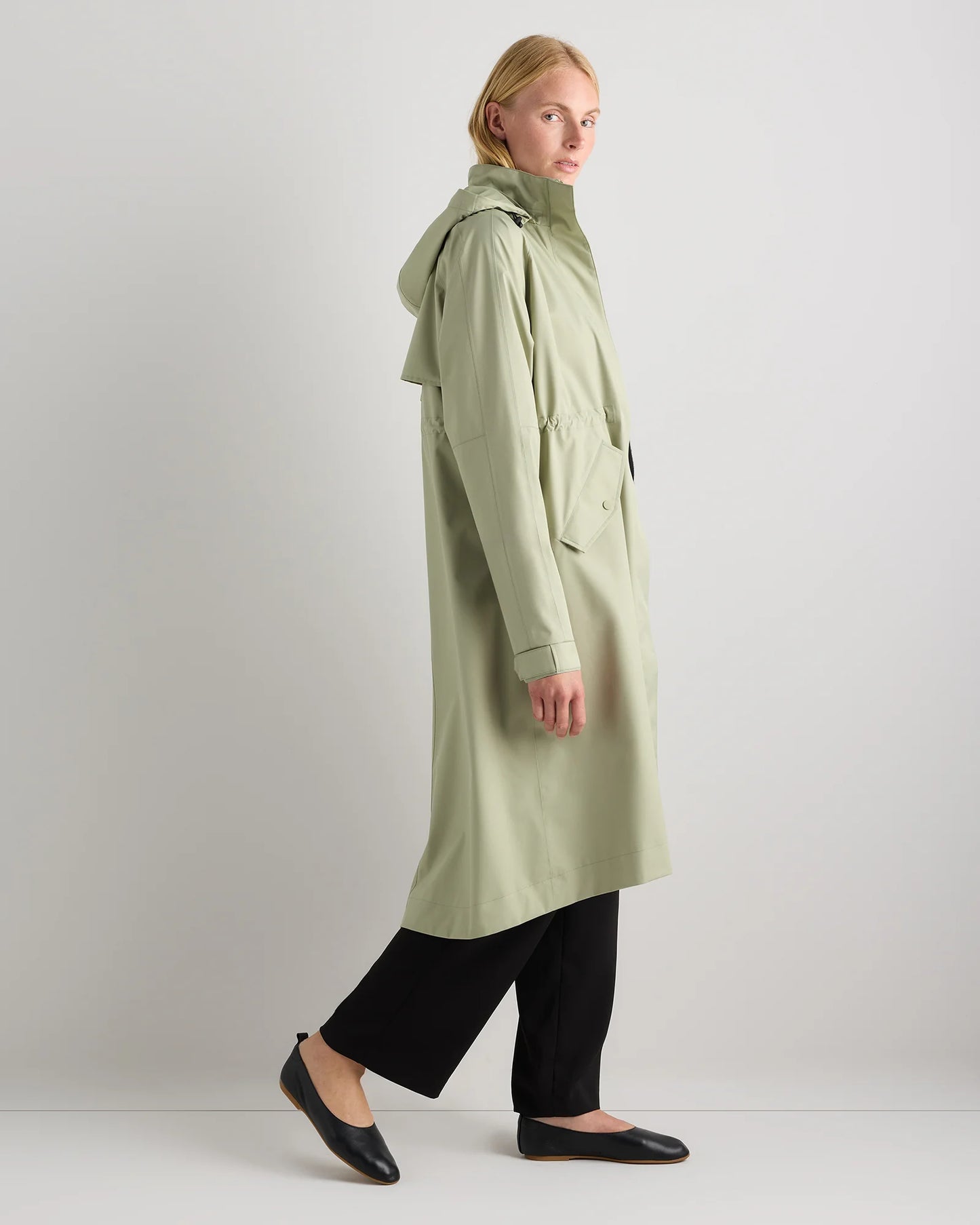 Weather Proof Rain Trench Coat - XS / Dark Spruce