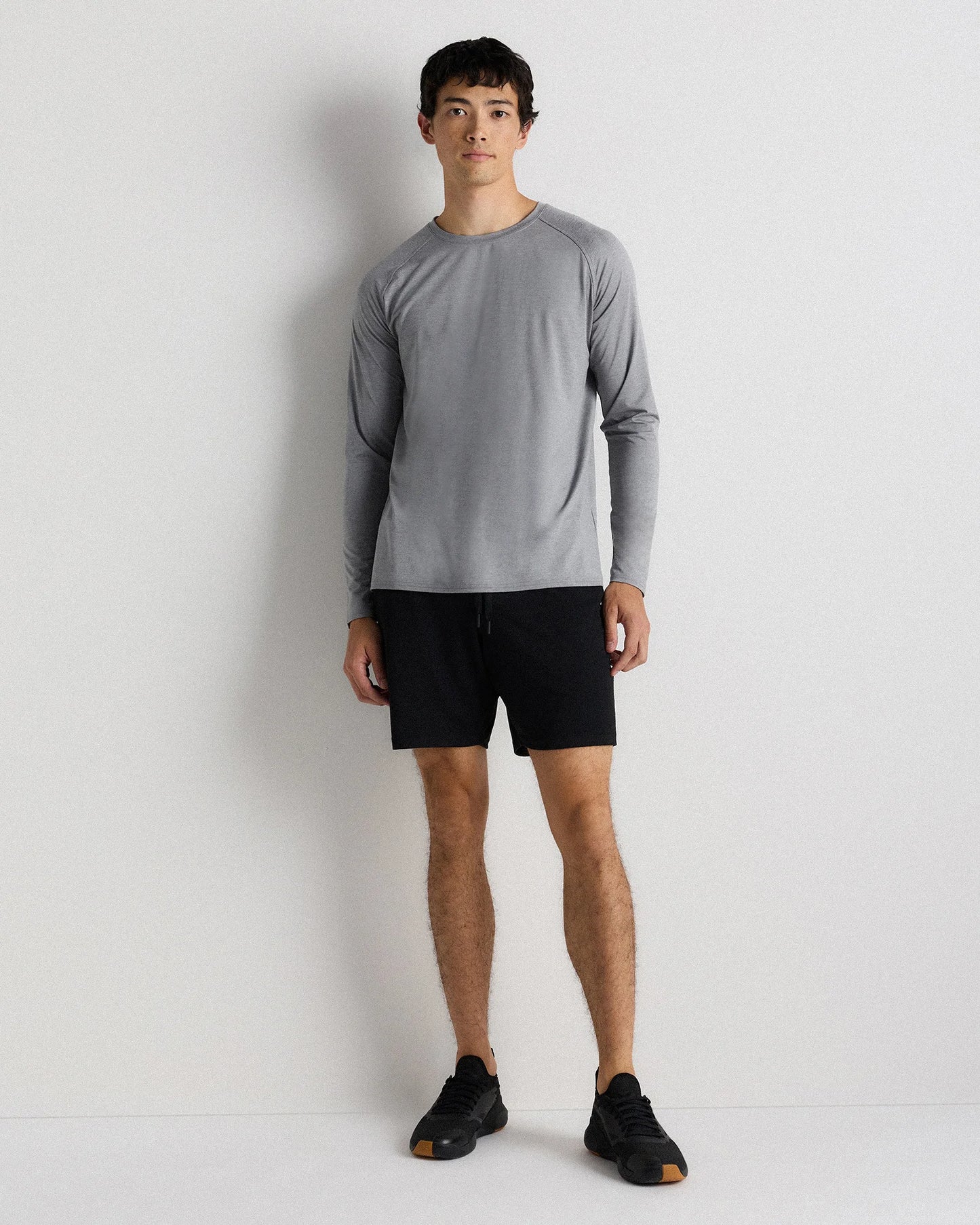 Flowknit Breeze Performance Long Sleeve Tee - XS / Heather Grey