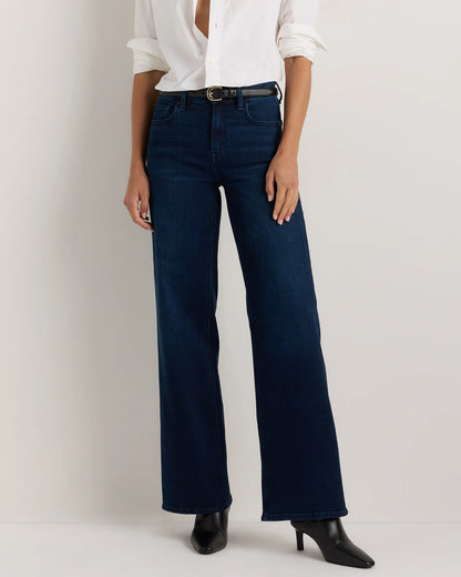 Bella Stretch Wide Leg Jeans - 24 / Frosted Blue