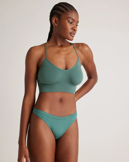 Smoothing Comfort Thong (6-Pack) - XS / Cocoa