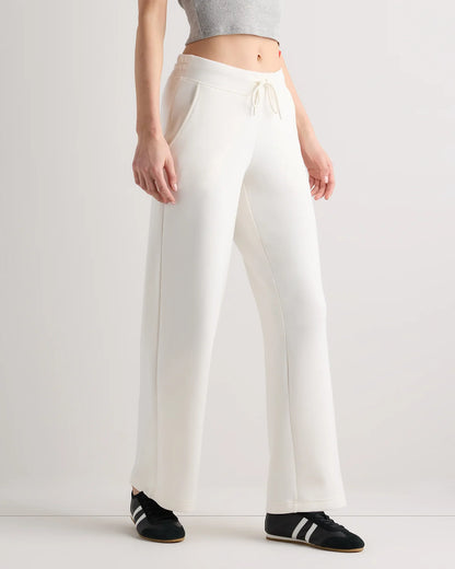 CloudComfort Wide Leg Pants - XS / Pebble Beige