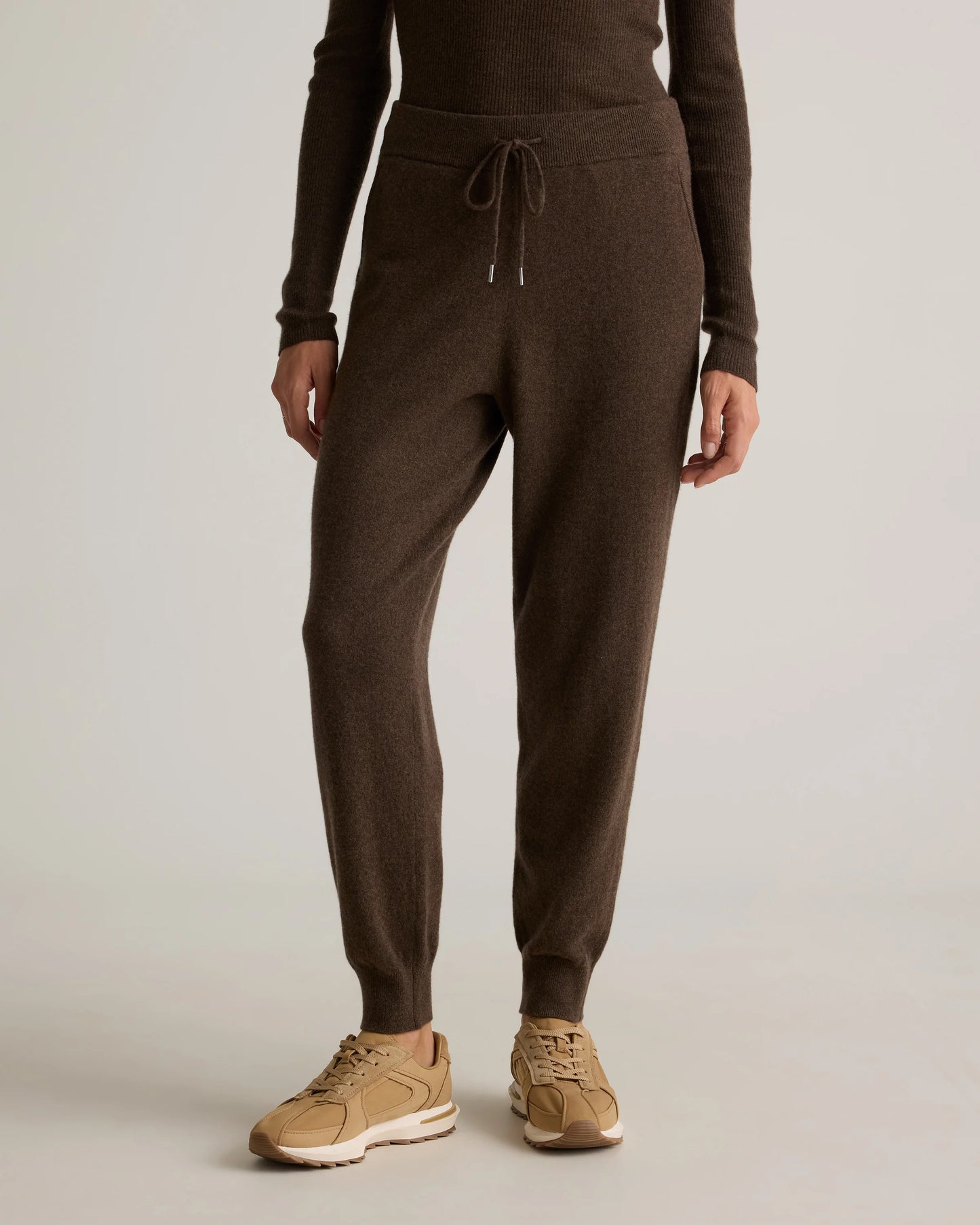 Mongolian Cashmere Sweatpants - XS / Brown