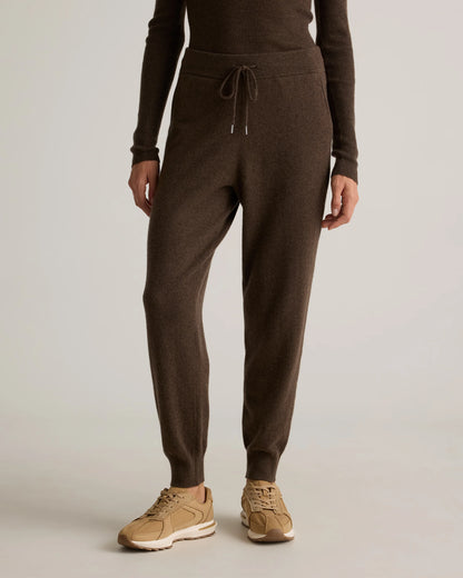 Mongolian Cashmere Sweatpants - XS / Brown