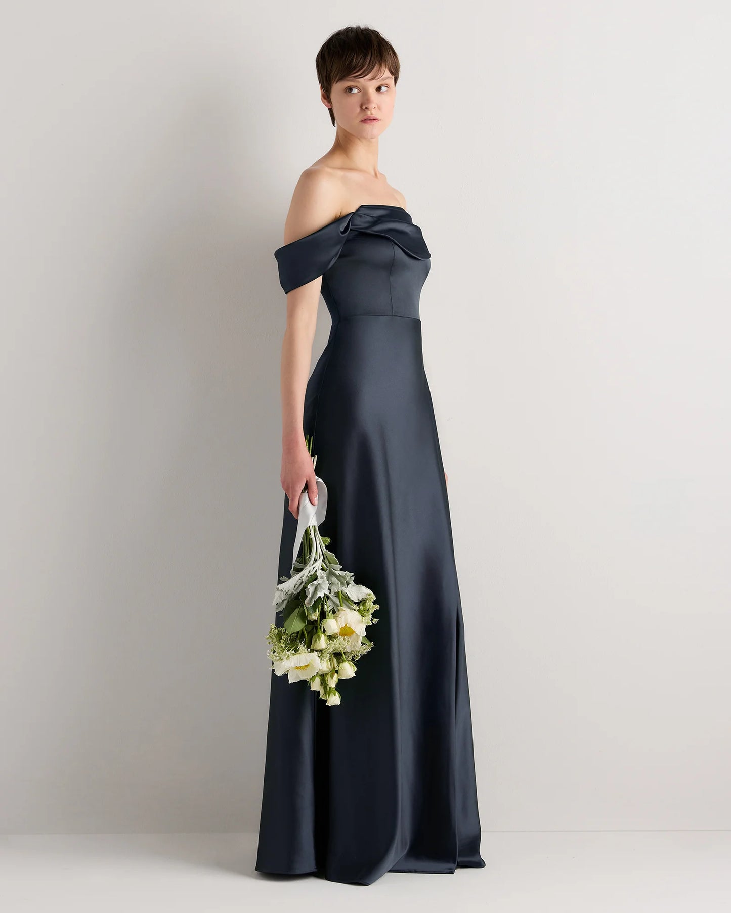 Aurora Stretch Satin Convertible Dress - 0 / Garden Sage Green