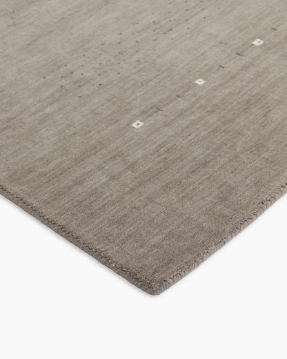 Indie Hand-Loomed Wool Rug - 5' x 8' / Taupe