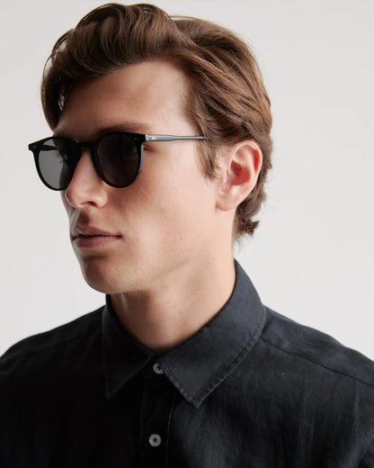 Noah Polarized Acetate Sunglasses - Standard / Tortoise with Brown lens